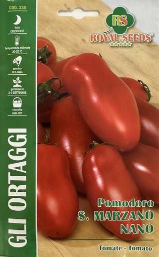 Tomatfrön - Pomodoro s. marzano Nano